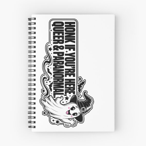 Item preview, BUMPS IN THE ROAD COLLECTION - ⭐ HALLOWEEN EDITION ⭐ - HONK IF YOU’RE HERE, QUEER & PARANORMAL. designed and sold by WheelieGdArt.