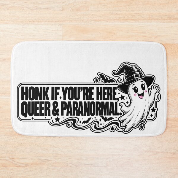 Item preview, BUMPS IN THE ROAD COLLECTION - ⭐ HALLOWEEN EDITION ⭐ - HONK IF YOU’RE HERE, QUEER & PARANORMAL. designed and sold by WheelieGdArt.