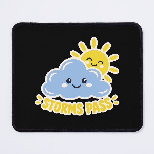 Item preview, culture mental health Storms Pass Mental Health Cloud And Sun designed and sold by Uglyandcute.