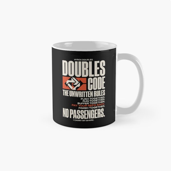 Item preview, Hyrox Doubles Code Fitness Athlete Workout designed and sold by SplashTastic.
