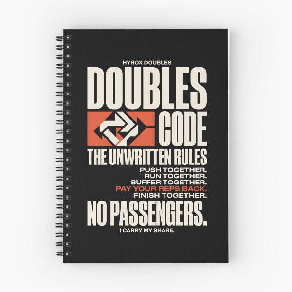Item preview, Hyrox Doubles Code Fitness Athlete Workout designed and sold by SplashTastic.
