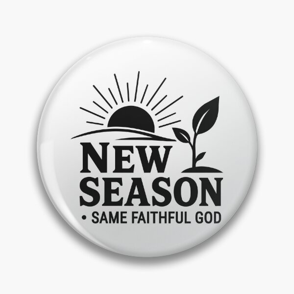 Item preview, New Season Same Faithful God, Christian Faith Sticker, New Beginnings Encouragement Decal designed and sold by Loopberry Art .