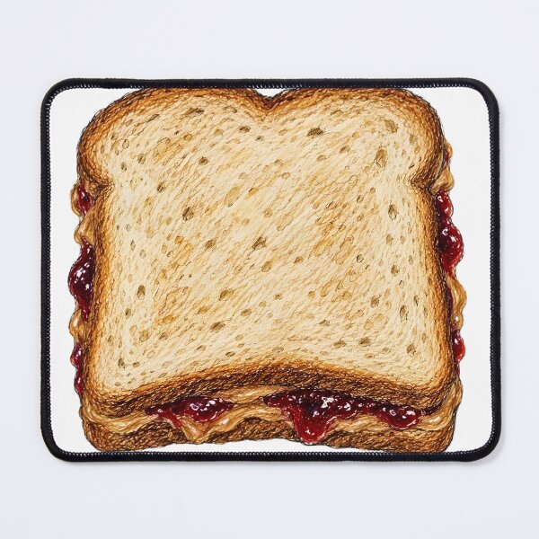 Item preview, Giant Peanut butter jelly sandwich designed and sold by Darcie Smith.