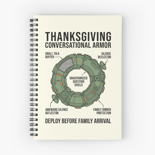 Item preview, Thanksgiving Conversational Armor Family Dinner Humor designed and sold by SplashTastic.