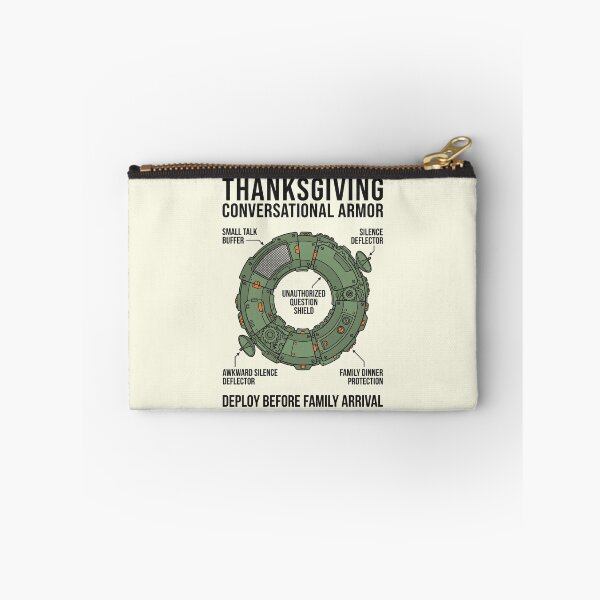 Item preview, Thanksgiving Conversational Armor Family Dinner Humor designed and sold by SplashTastic.