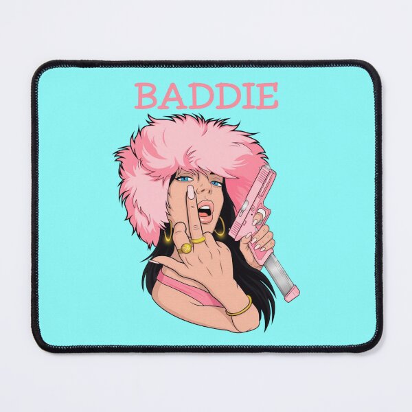 Item preview, Sassy Pink Baddie Girl Middle Finger designed and sold by Vicky021.