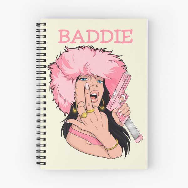 Item preview, Sassy Pink Baddie Girl Middle Finger designed and sold by Vicky021.