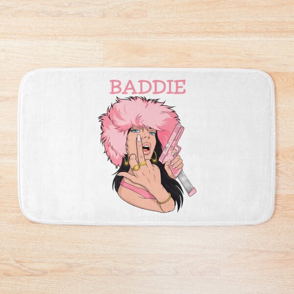 Item preview, Sassy Pink Baddie Girl Middle Finger designed and sold by Vicky021.