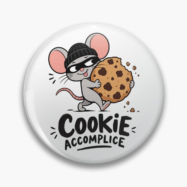 Item preview, Cookie Accomplice – Sneaky Mouse with Giant Chocolate Chip Cookie designed and sold by zzz888.