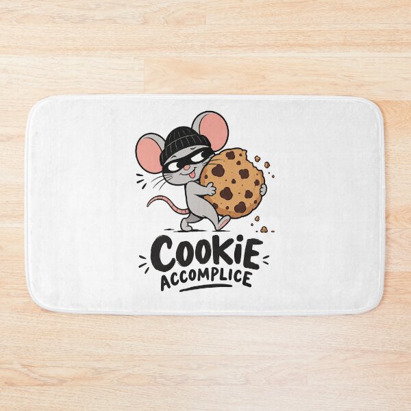 Item preview, Cookie Accomplice – Sneaky Mouse with Giant Chocolate Chip Cookie designed and sold by zzz888.