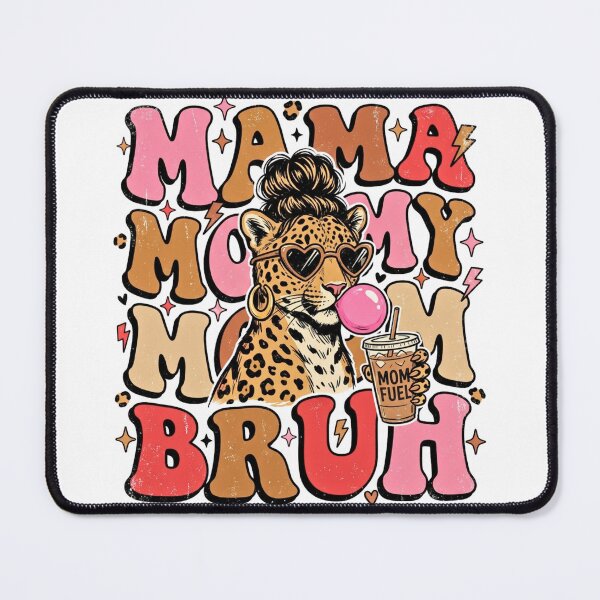 Item preview, Mama Mommy Mom Bruh Retro Leopard Cool Mom Groovy designed and sold by BumbleBloom7.