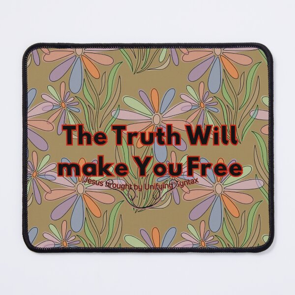 Item preview, The Truth will Make You Free - Inspiring Motivational Minimalism Products designed and sold by UnifyingSyntax.