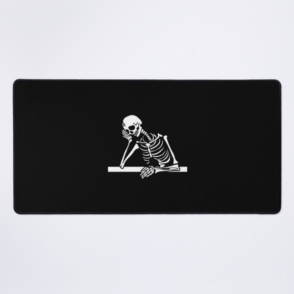 Item preview, Skeleton Patiently Waiting For Something Good To Happen Funny Gothic Dark Humor Art | ⭐⭐⭐⭐⭐ designed and sold by Shippedit.