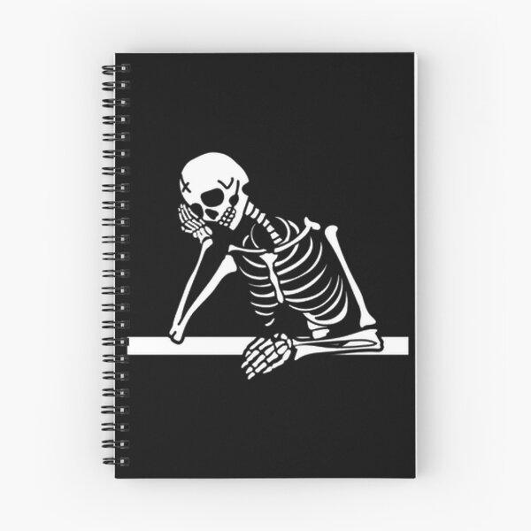Item preview, Skeleton Patiently Waiting For Something Good To Happen Funny Gothic Dark Humor Art | ⭐⭐⭐⭐⭐ designed and sold by Shippedit.