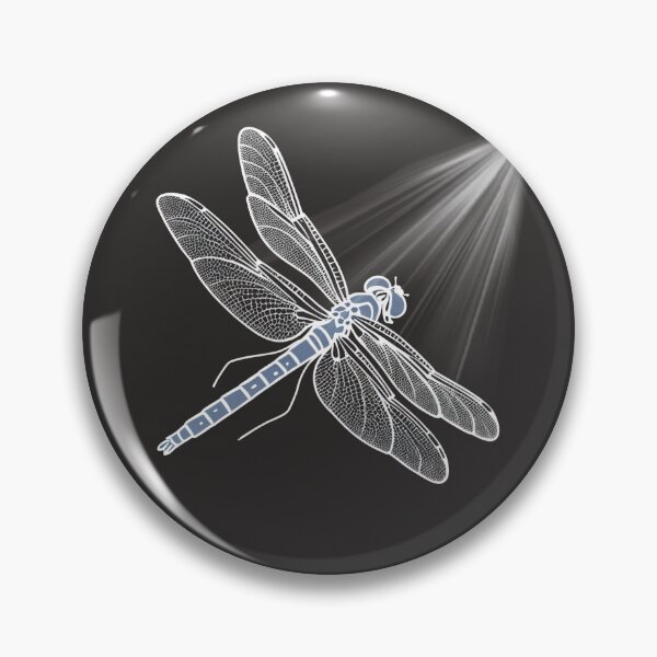 Item preview, Mystical Neon Blue Dragonfly Flying to the Light Celestial Art designed and sold by mimikaka.