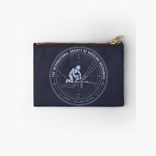 Item preview, Kneeling Mechanics Kitesurfing Technical Emblem designed and sold by SplashTastic.