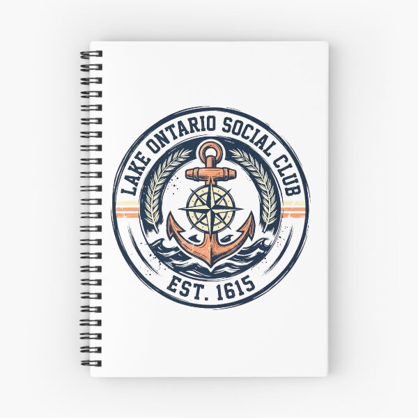 Item preview, Lake Ontario Social Club Est 1615 Vintage Nautical Anchor designed and sold by BumbleBloom7.