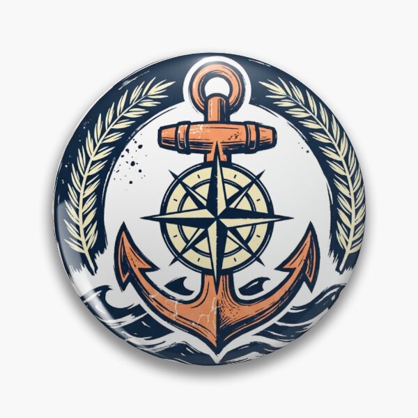 Item preview, Lake Ontario Social Club Est 1615 Vintage Nautical Anchor designed and sold by BumbleBloom7.