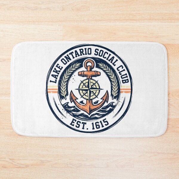 Item preview, Lake Ontario Social Club Est 1615 Vintage Nautical Anchor designed and sold by BumbleBloom7.
