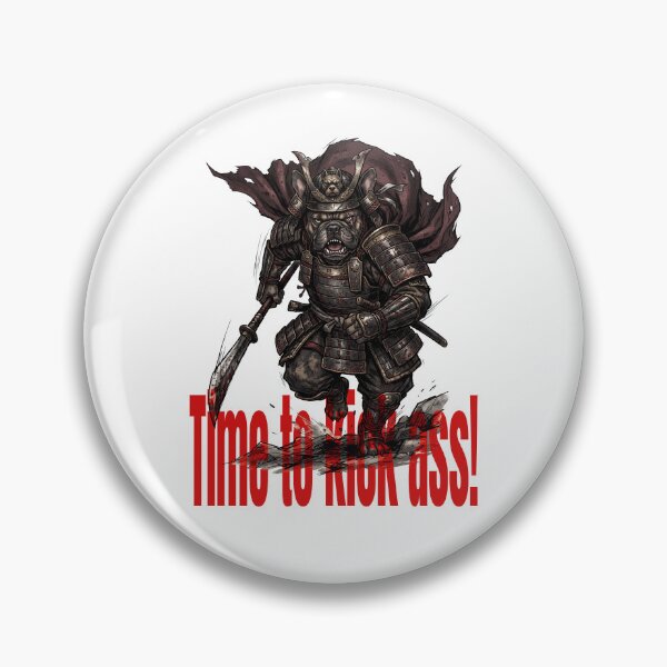Item preview, Samurai French Bulldog Warrior – Japanese Warrior Dog Anime Style designed and sold by LOVEARTDESIGN.