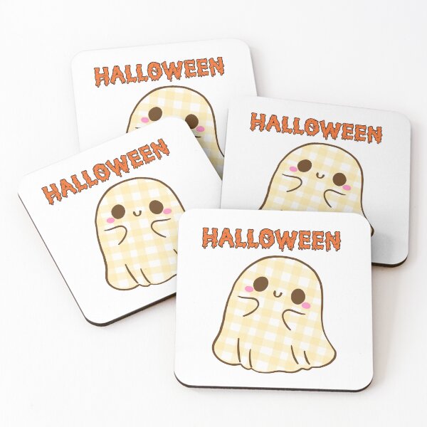 Item preview, Cute Halloween Gingham Ghost Spooky Season designed and sold by     Sela Art .