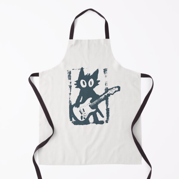 Item preview, Rock Star Cat Playing Guitar Vintage Funny Rock Music Animal Graphic designed and sold by ArtbySunRaeer.