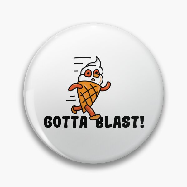 Item preview, Gotta Blast! | Funny Ice Cream Character designed and sold by Creatory.studio.