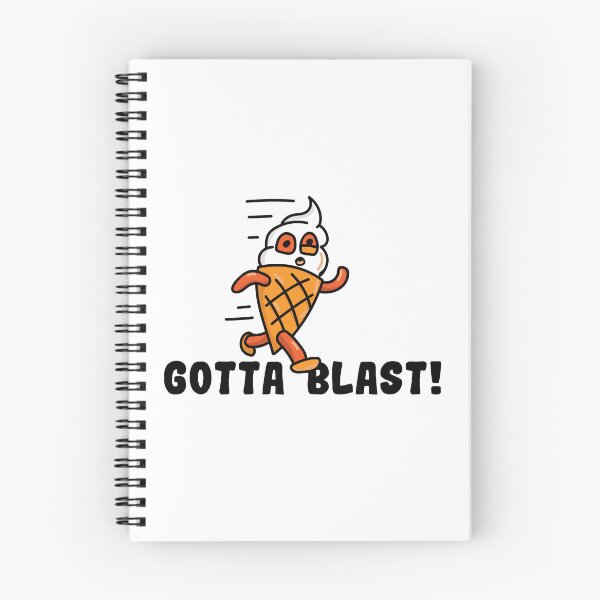 Item preview, Gotta Blast! | Funny Ice Cream Character designed and sold by Creatory.studio.