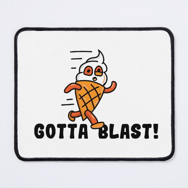 Item preview, Gotta Blast! | Funny Ice Cream Character designed and sold by Creatory.studio.