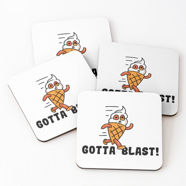 Item preview, Gotta Blast! | Funny Ice Cream Character designed and sold by Creatory.studio.