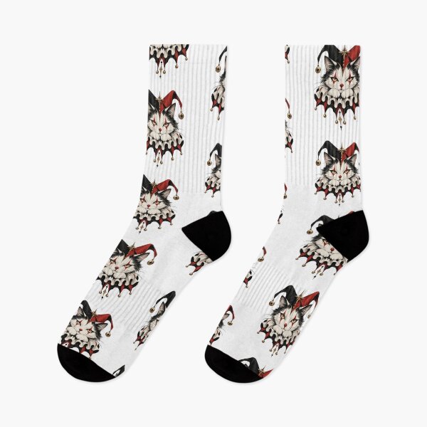 Item preview, Royal Jester Cat – Dramatic Harlequin Feline Portrait designed and sold by zzz888.
