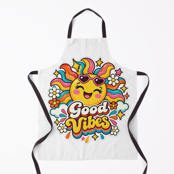 Item preview, Good Vibes Groovy Smiling Sun designed and sold by CodePaws Creations.