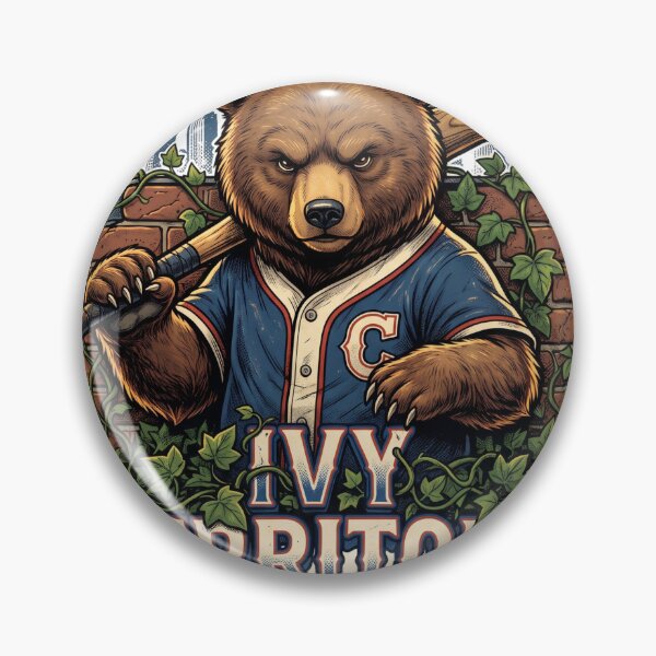 Item preview, Ivy Territory Chicago Baseball Bear Mascot Vintage Art designed and sold by Pandora´s Box.
