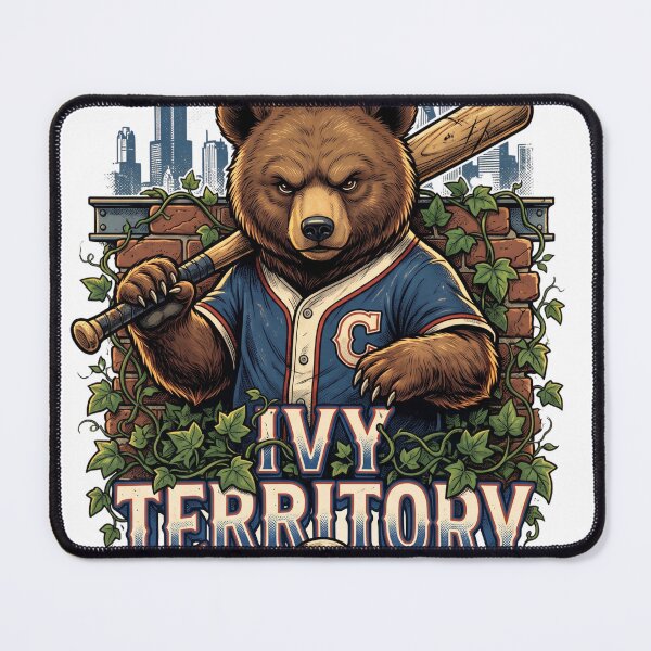 Item preview, Ivy Territory Chicago Baseball Bear Mascot Vintage Art designed and sold by Pandora´s Box.