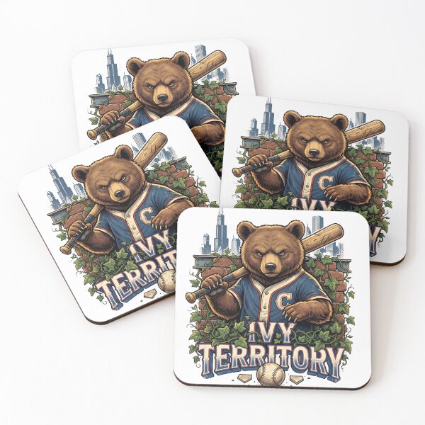 Item preview, Ivy Territory Chicago Baseball Bear Mascot Vintage Art designed and sold by Pandora´s Box.