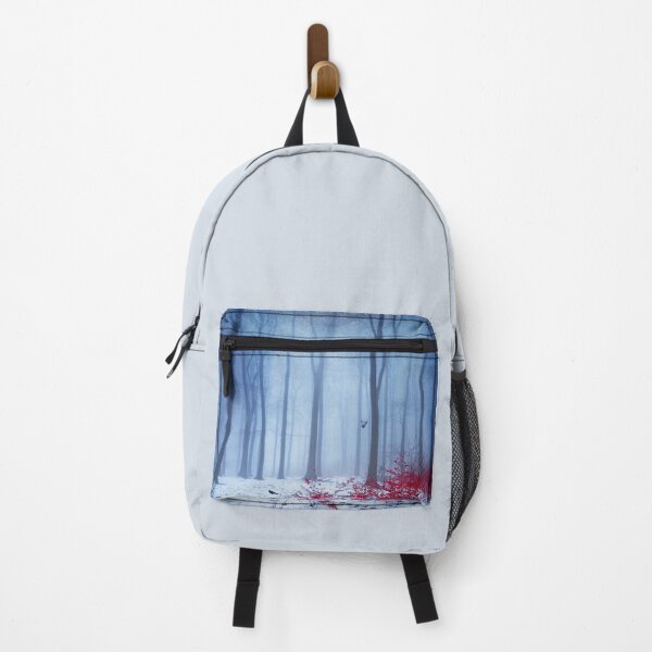 Item preview, Cold Forest - Foggy Beech Tree Forest in Winter designed and sold by Dyrk Wyst Redbubble Shop.