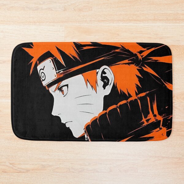 Item preview, Orange Ninja Warrior – Bold Minimal Anime Aesthetic designed and sold by Dyan4.