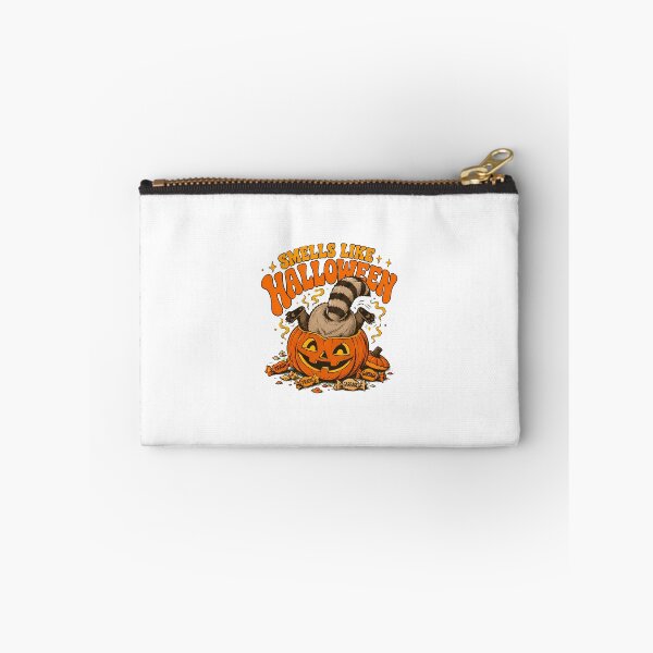 Item preview, Smells Like Halloween Raccoon Trash Panda Pumpkin designed and sold by chattsuede.