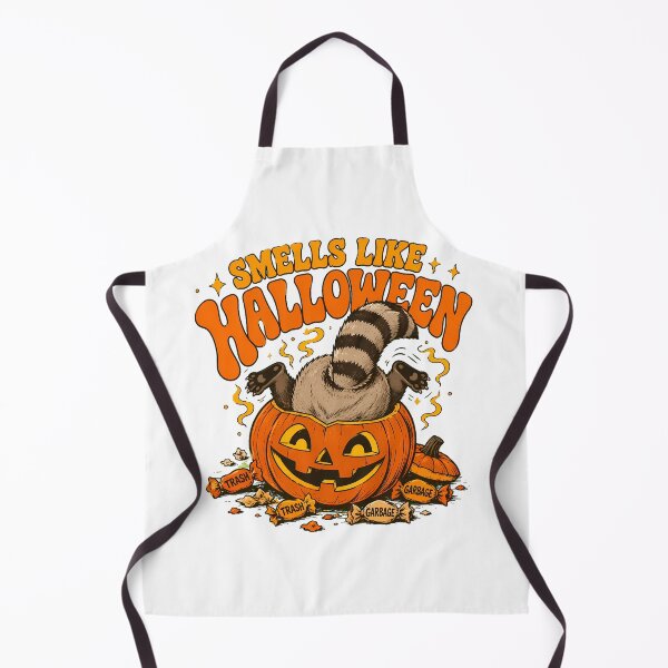 Item preview, Smells Like Halloween Raccoon Trash Panda Pumpkin designed and sold by chattsuede.
