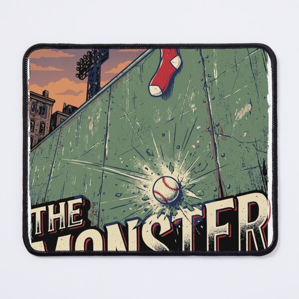 Item preview, The Green Monster Boston Baseball Wall Impact Vintage Art designed and sold by Pandora´s Box.