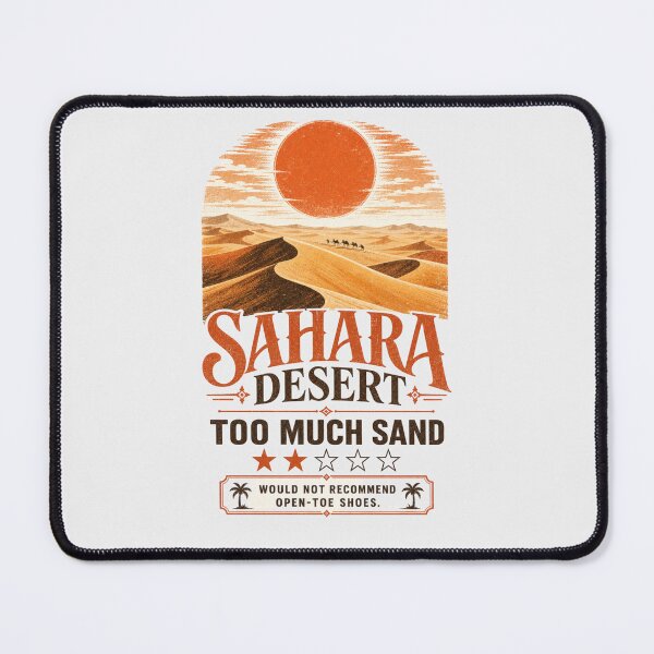 Item preview, Sahara Desert Too Much Sand Funny Vintage Travel Review designed and sold by HROC.