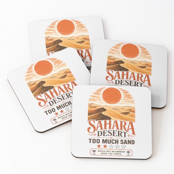 Item preview, Sahara Desert Too Much Sand Funny Vintage Travel Review designed and sold by HROC.