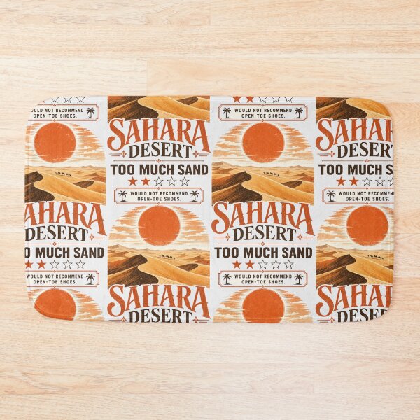 Item preview, Sahara Desert Too Much Sand Funny Vintage Travel Review designed and sold by HROC.
