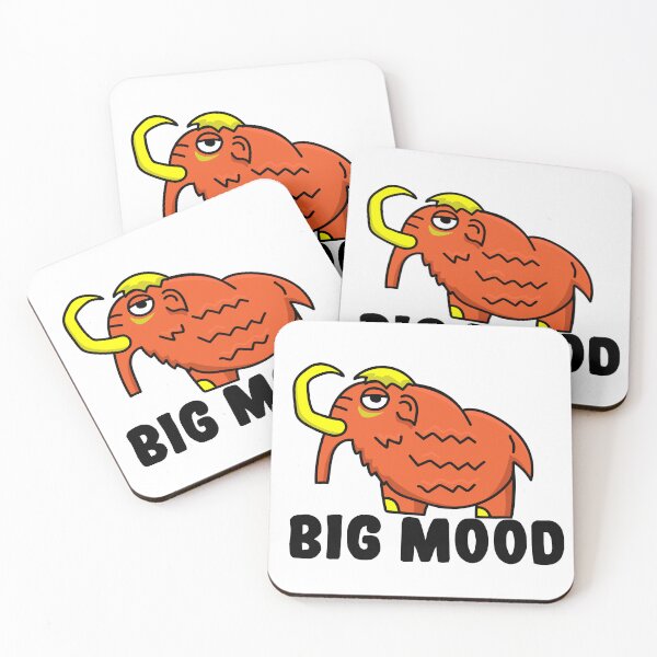 Item preview, Big Mood | Funny Mammoth Character designed and sold by Creatory.studio.