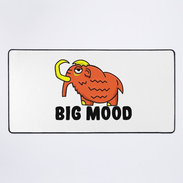 Item preview, Big Mood | Funny Mammoth Character designed and sold by Creatory.studio.