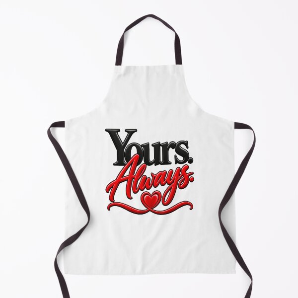 Item preview, Yours Always Romantic Love Heart Red Black Typography Design designed and sold by Lovestickerco.