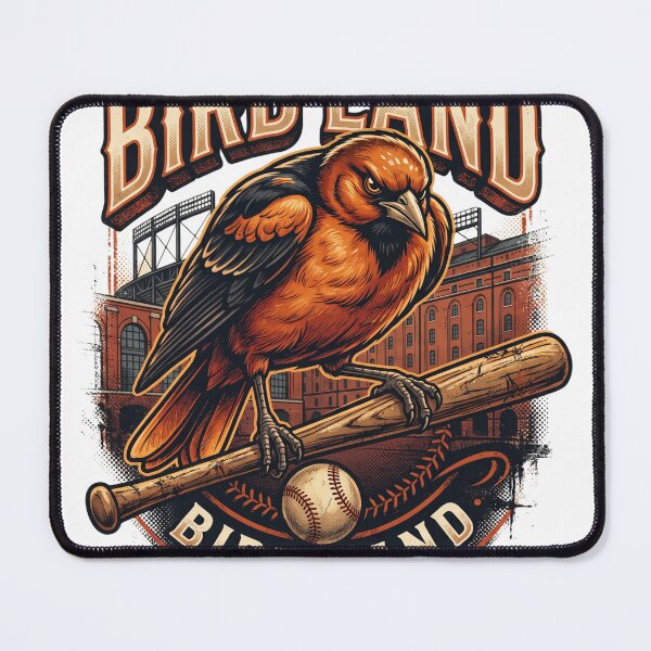 Item preview, Bird Land Baltimore Baseball Oriole Mascot Vintage Emblem designed and sold by Pandora´s Box.