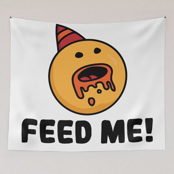 Item preview, Feed Me! | Funny Hungry Character designed and sold by Creatory.studio.
