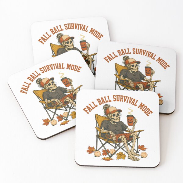 Item preview, Fall Ball Baseball Skeleton Mom Survival Mode designed and sold by chattsuede.