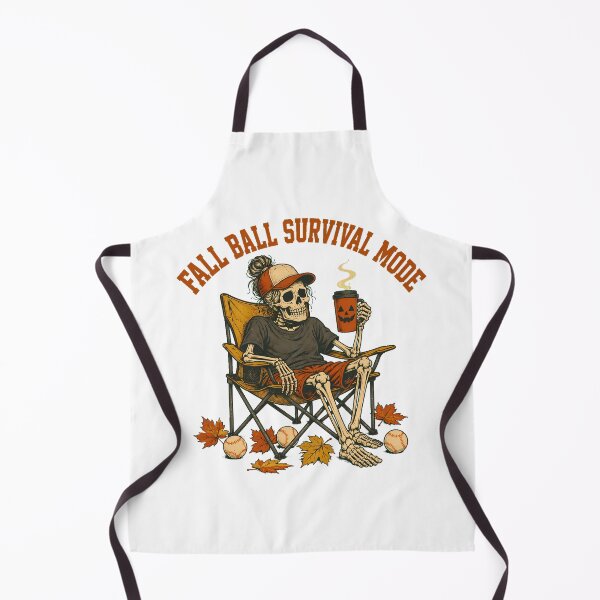 Item preview, Fall Ball Baseball Skeleton Mom Survival Mode designed and sold by chattsuede.